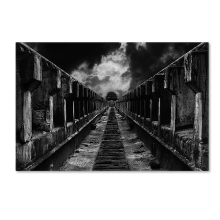 Mladjan Pajkic 'To The Train' Canvas Art,12x19